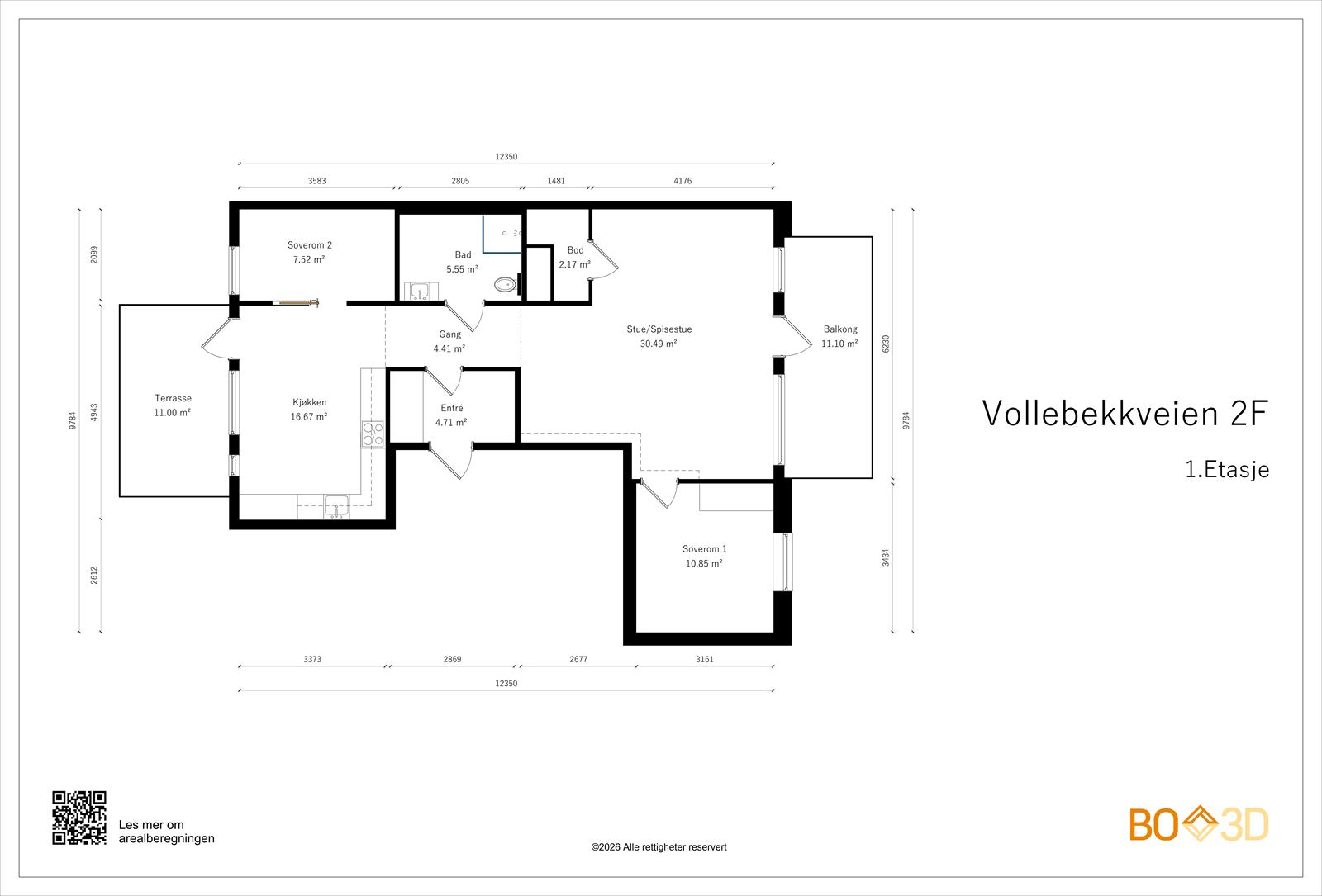 Plantegning. Galleribilde