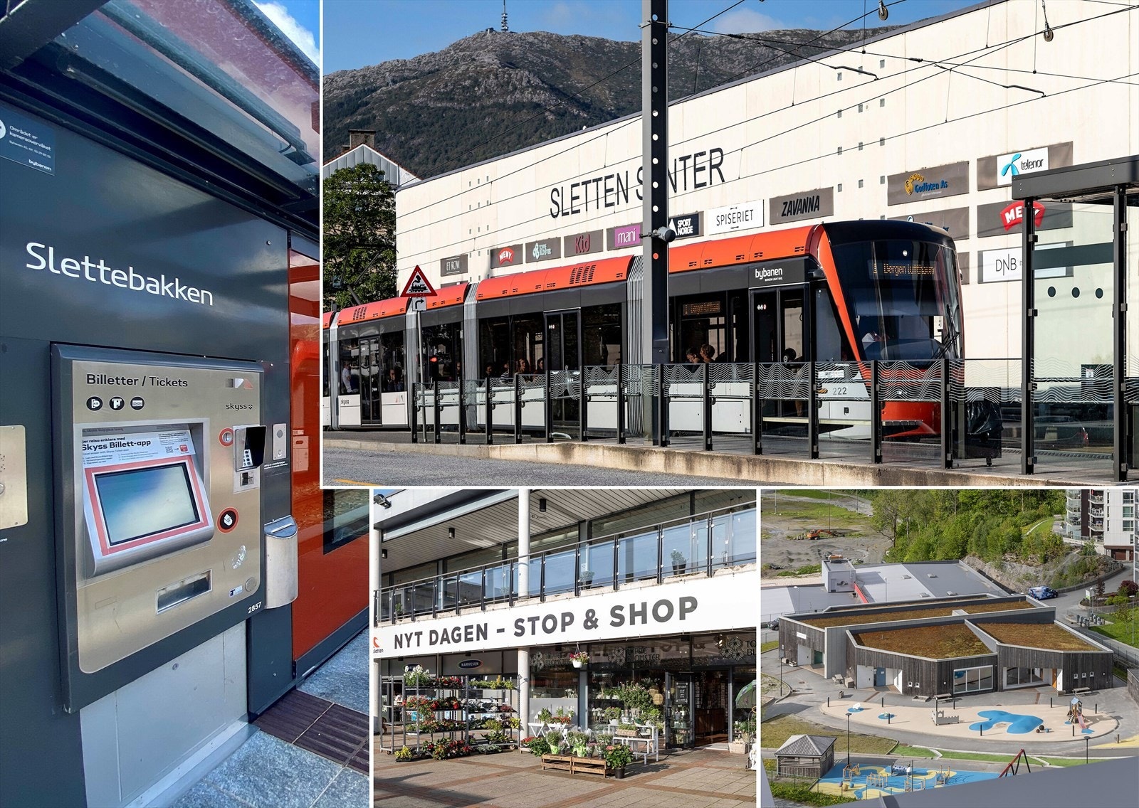 Sletten Senter ligger bare ett bybanestopp unna - et komplett senter med alt du trenger i hverdagen og det lille ekstra i helgene. Galleribilde