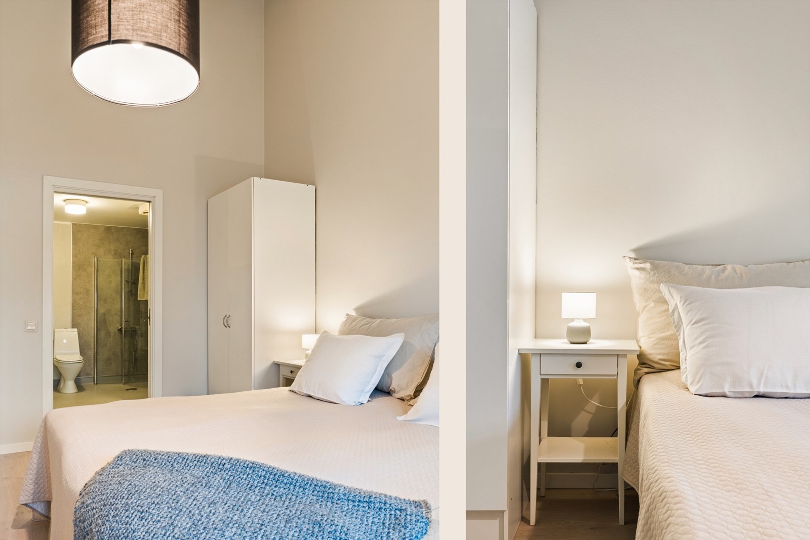 Behagelig med bad tilgjengelig rett fra soverommet Galleribilde