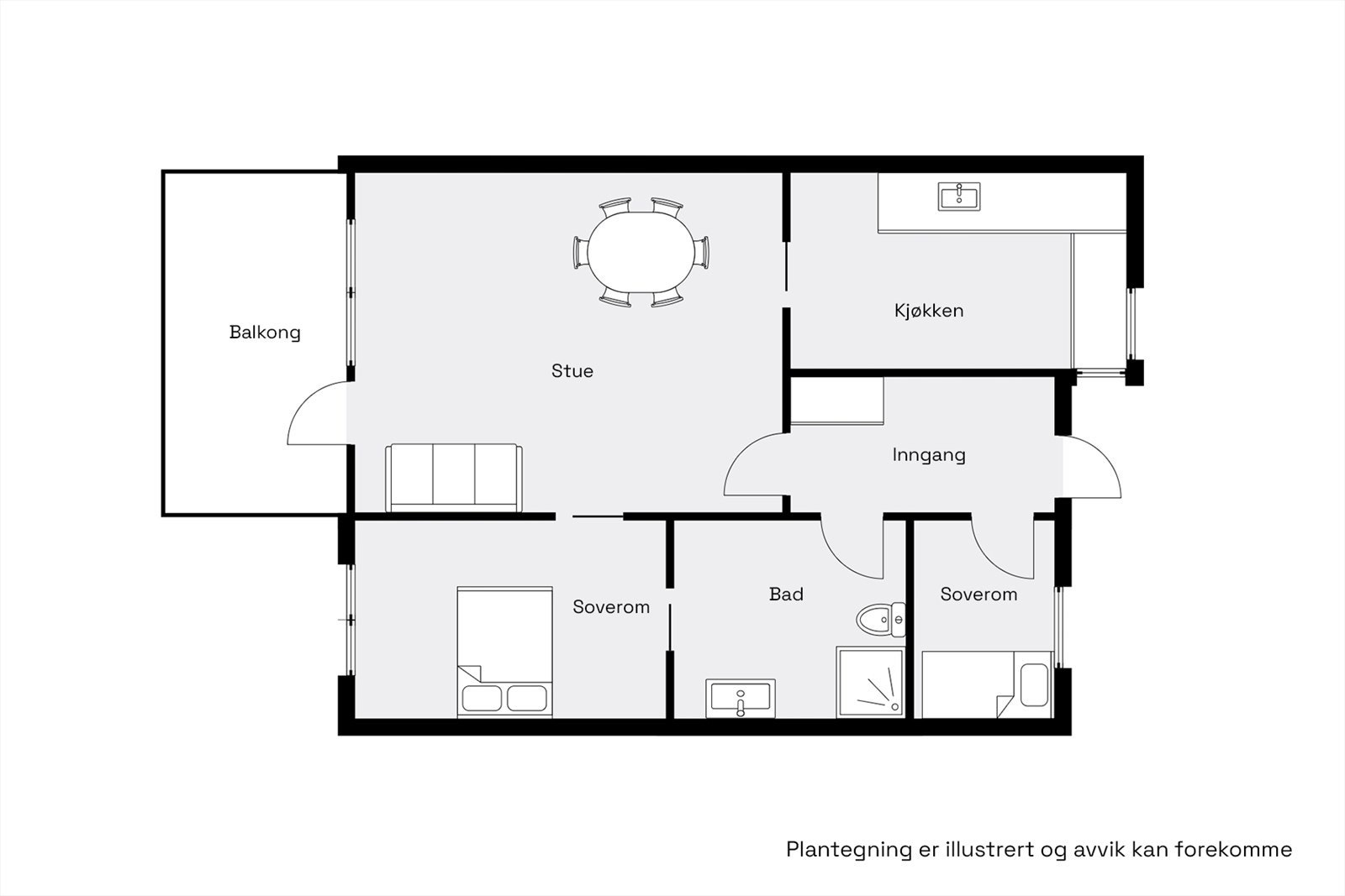 Plantegning Galleribilde