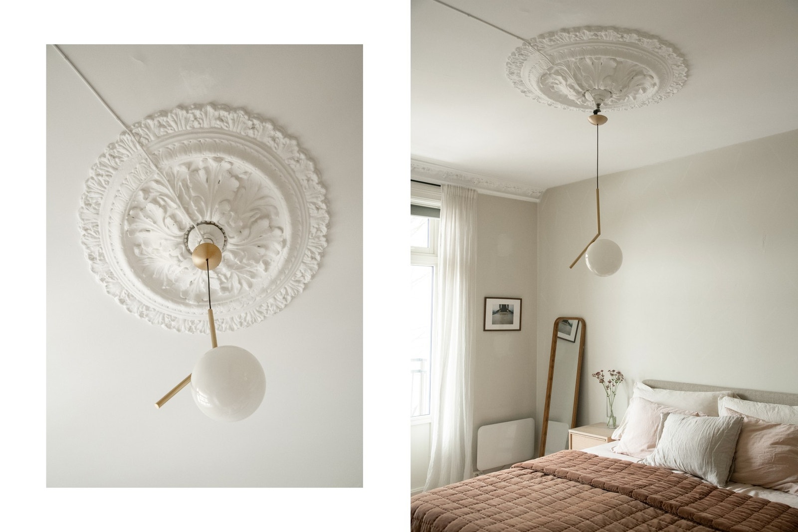 Hovedsoverommet får godt med naturlig sollys inn fra balkongdøren. Galleribilde