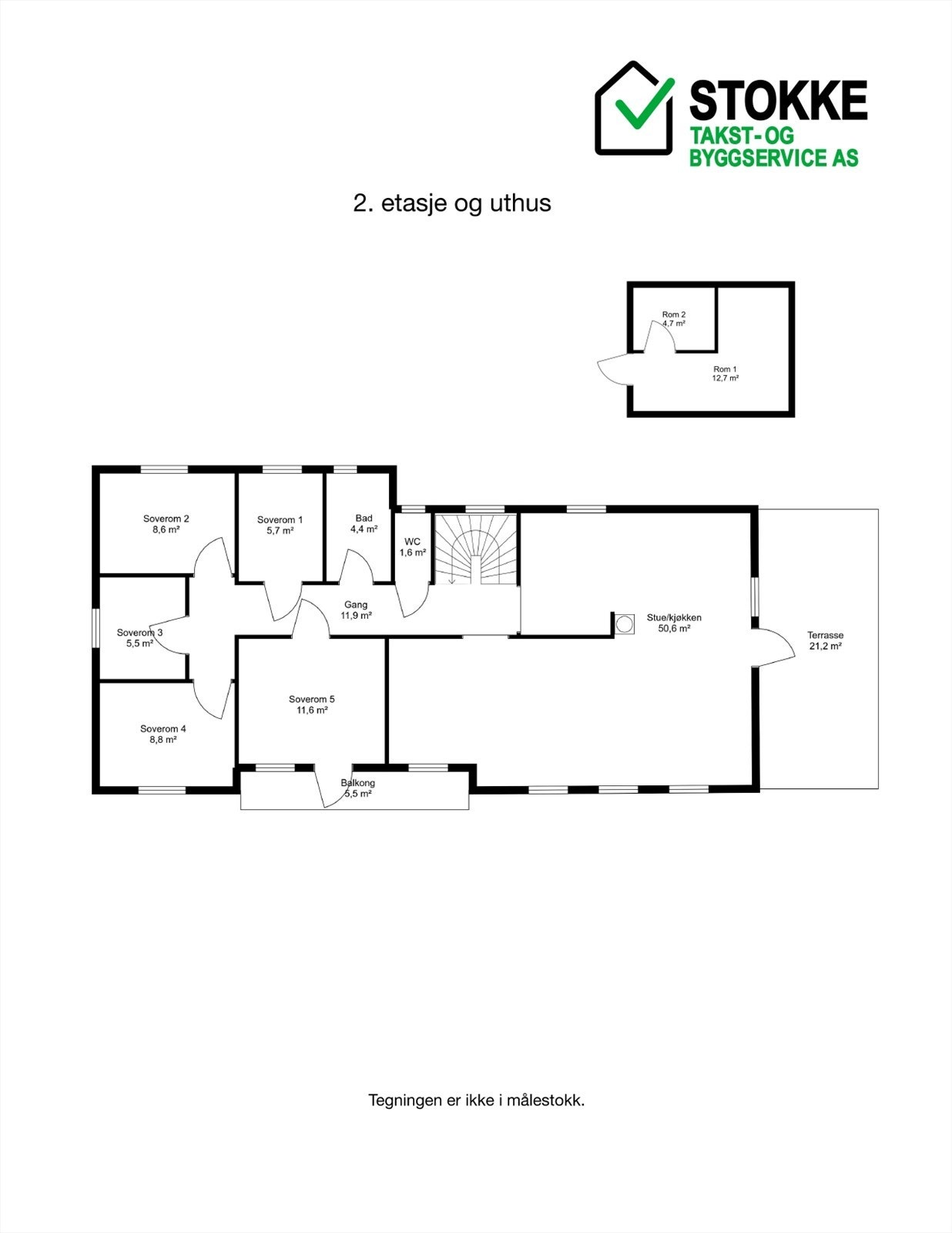Plantegning 2. etg. Galleribilde