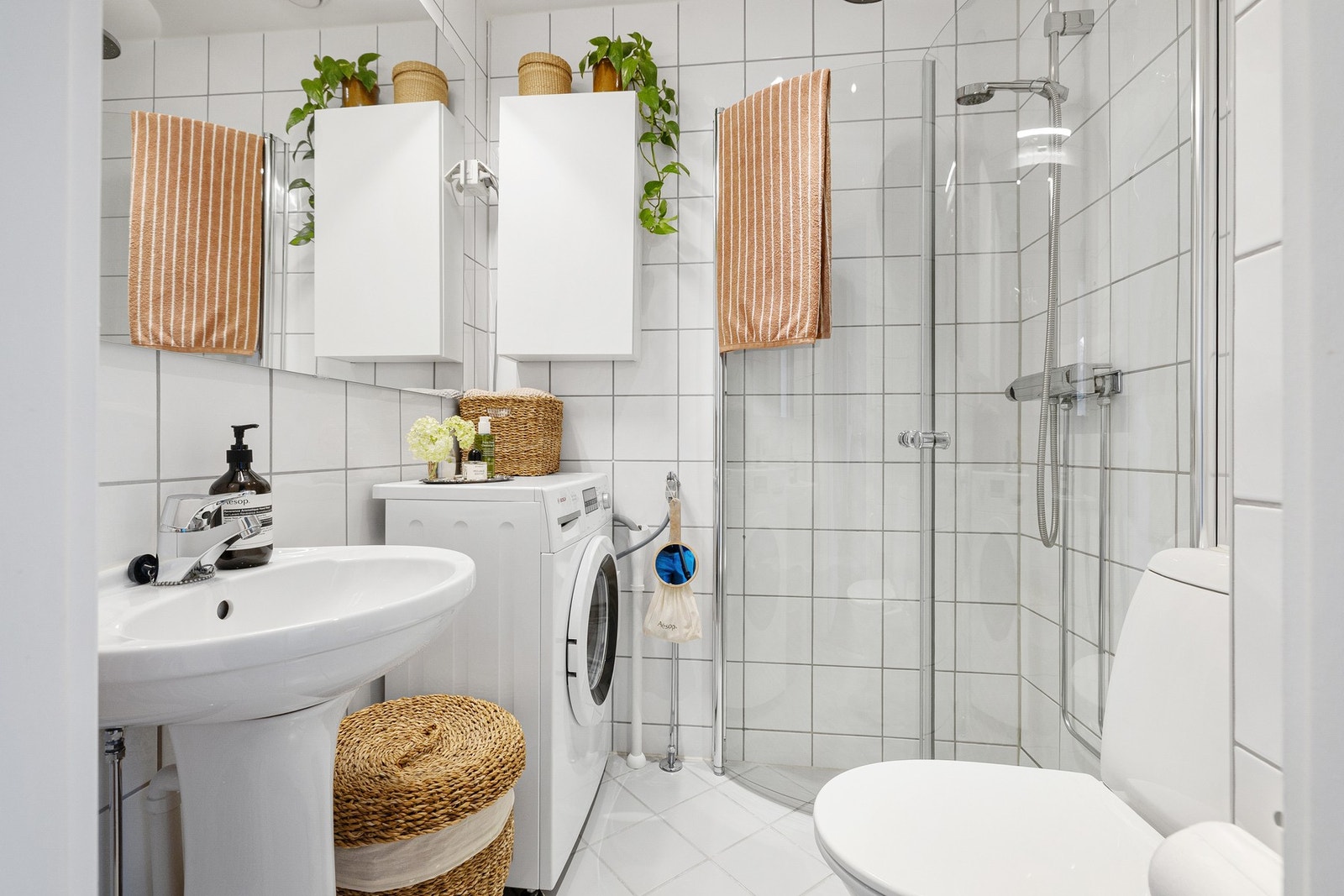 Badet ble rehabilitert i borettslagets regi i 2004. Galleribilde