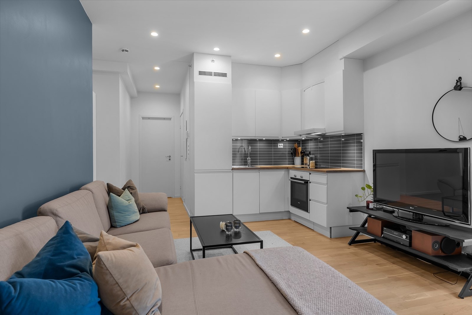 Downlights i tak Galleribilde