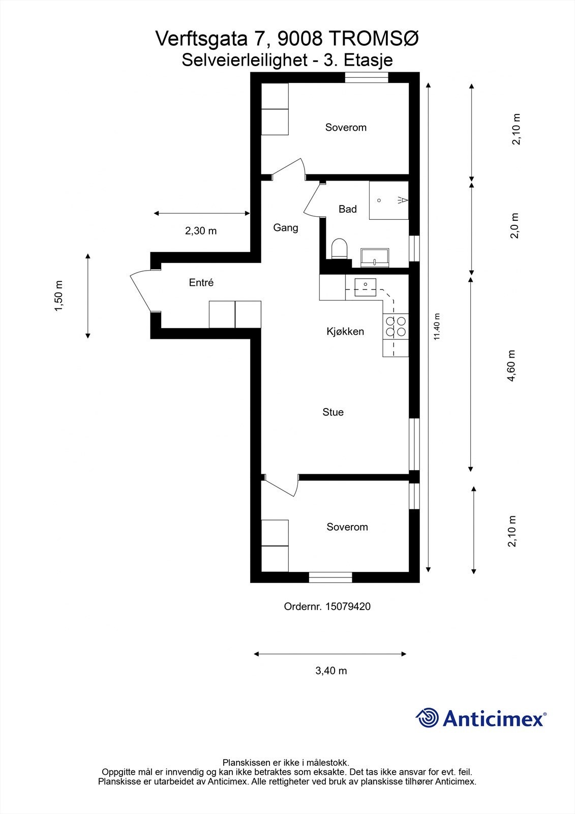 Plantegning Galleribilde
