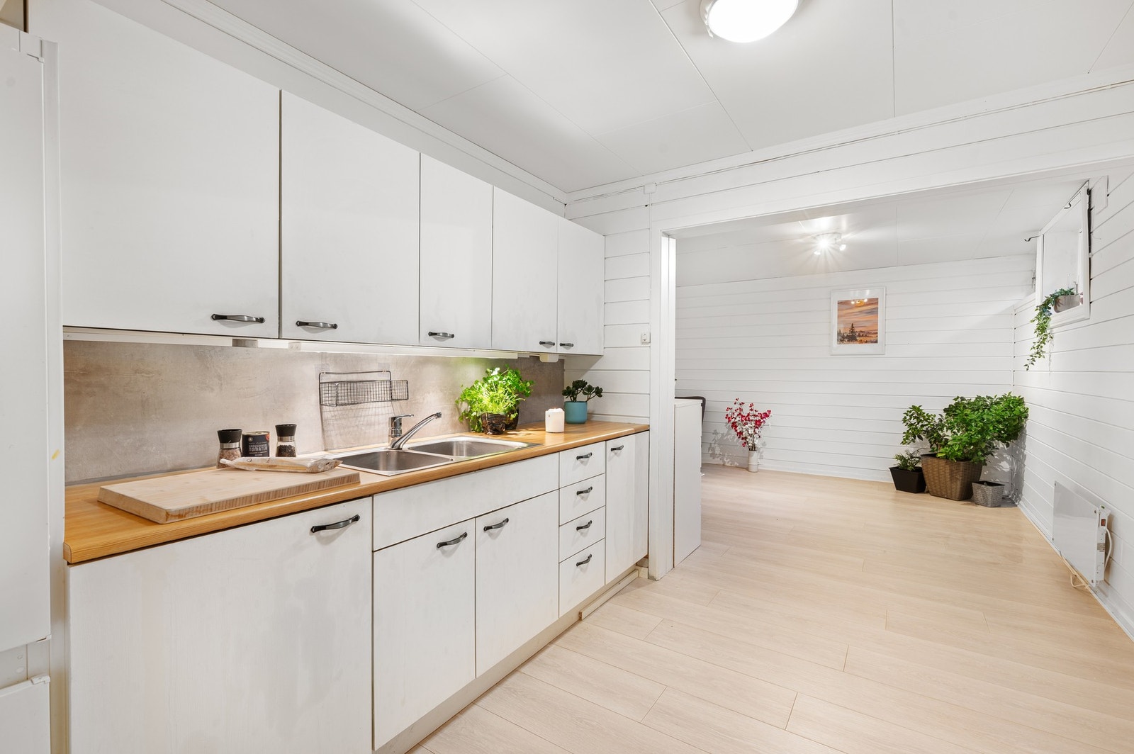 Det ble lagt nytt gulv i 2018. Galleribilde