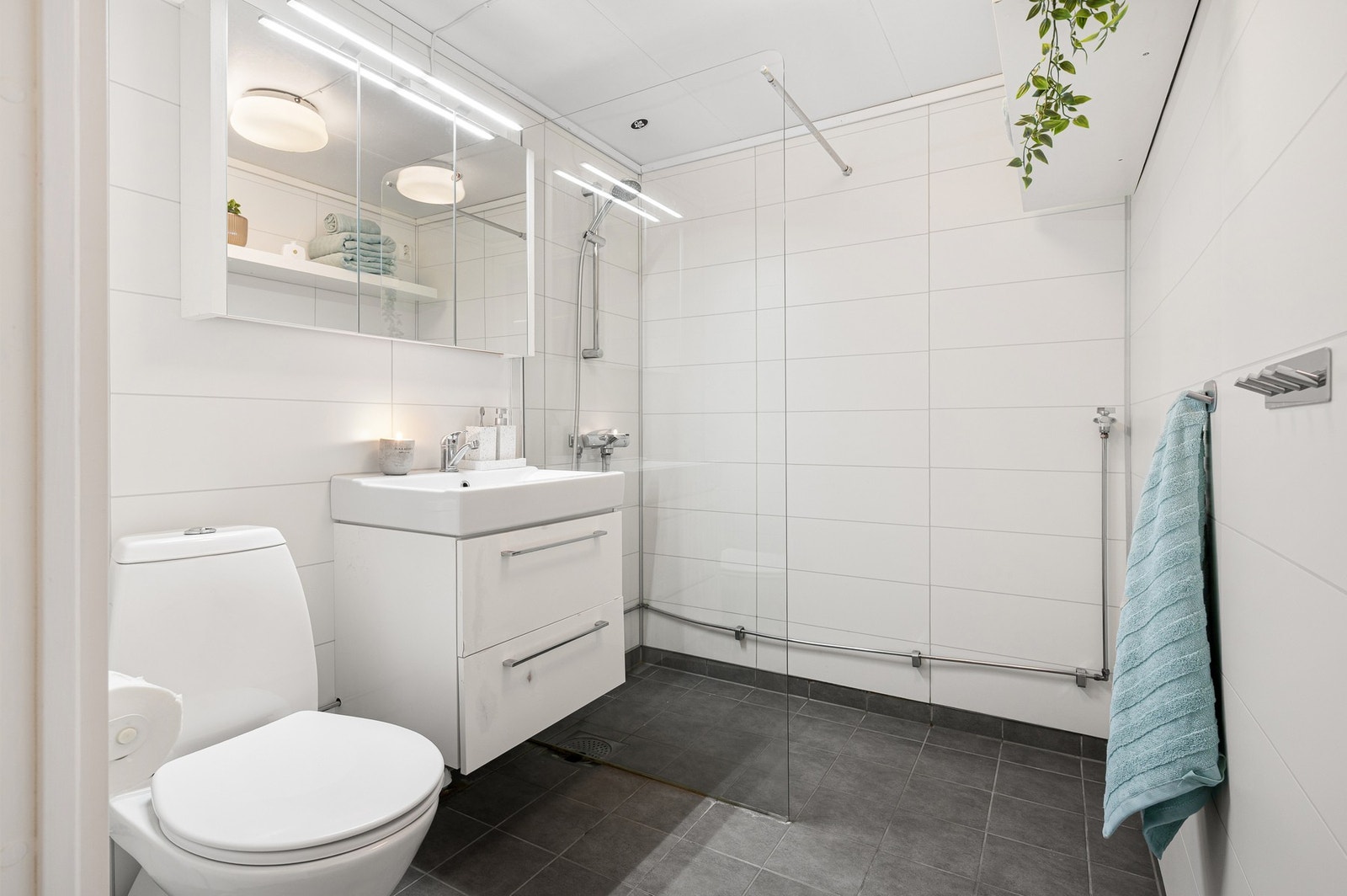 Pent bad som ble oppgradert i 2015. Galleribilde