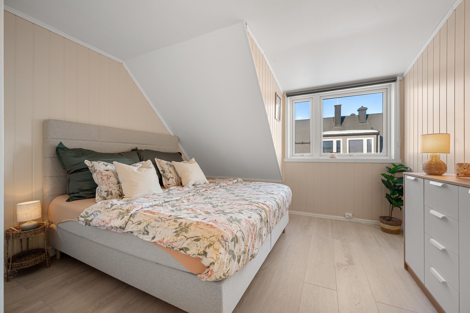 Hovedsoverommet er på 12,5 kvm. Galleribilde