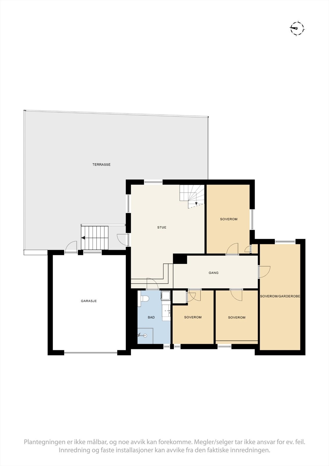 Plantegning kjeller. Galleribilde