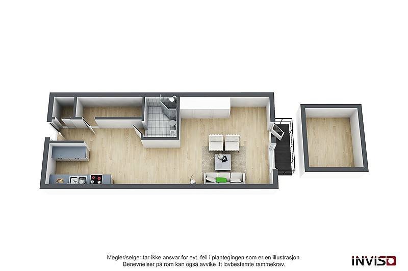 Plantegning Galleribilde