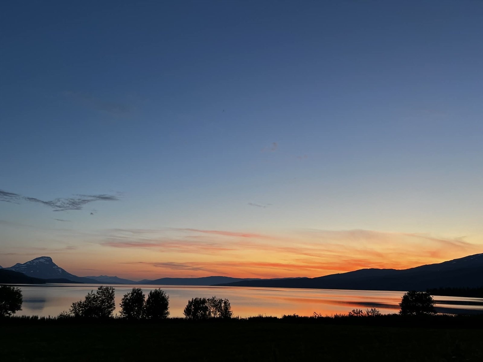 Sommerkveld ved Røssvatnet - selgers bilde Galleribilde