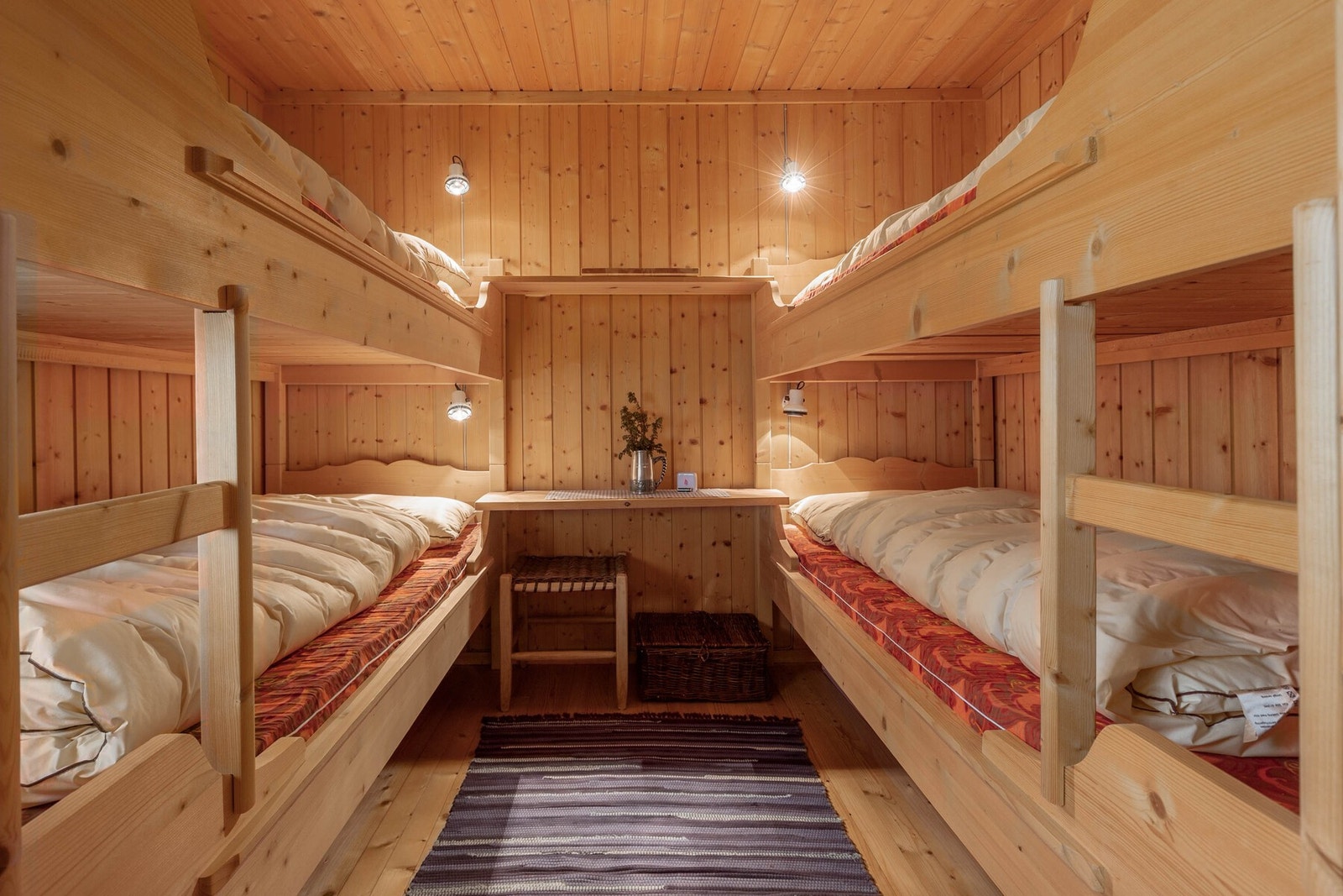 Soverom innredet med køyesenger Galleribilde