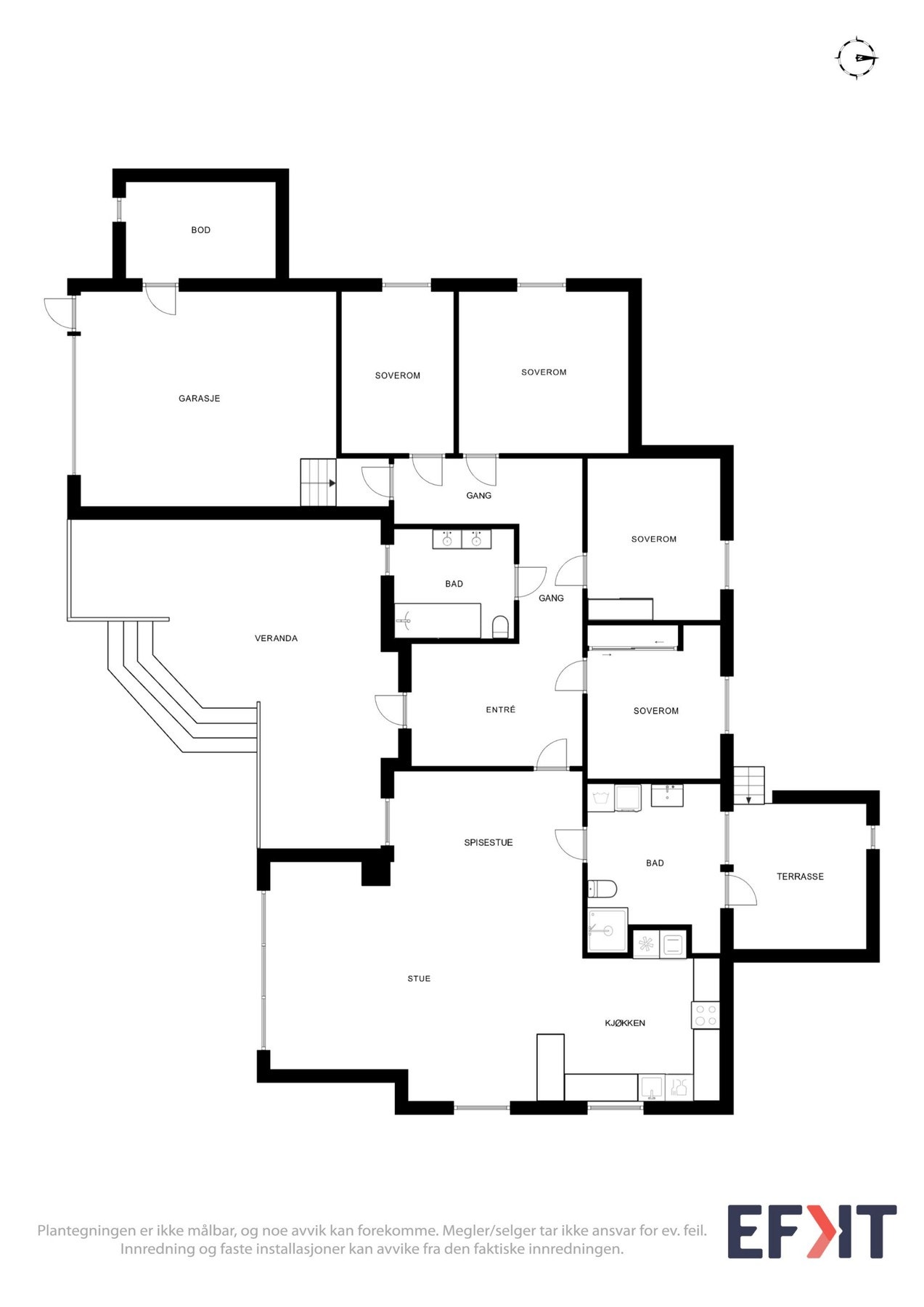 Plantegning. Galleribilde