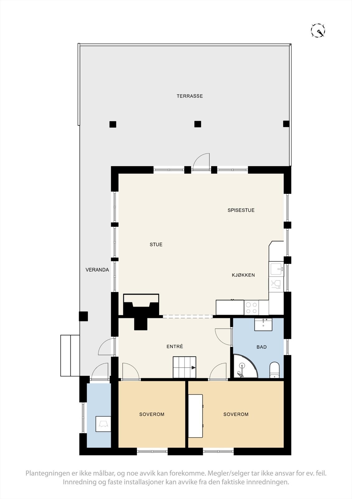 Plantegning Galleribilde