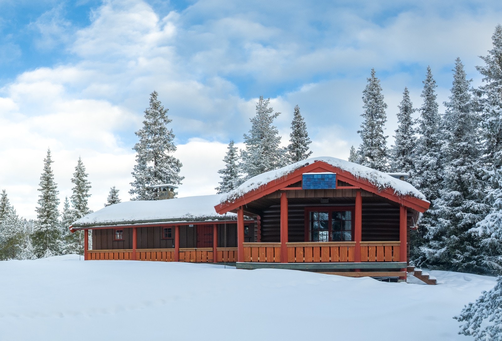 Her kan du gå rett ut i vakker natur og nyte i rolige omgivelser Galleribilde