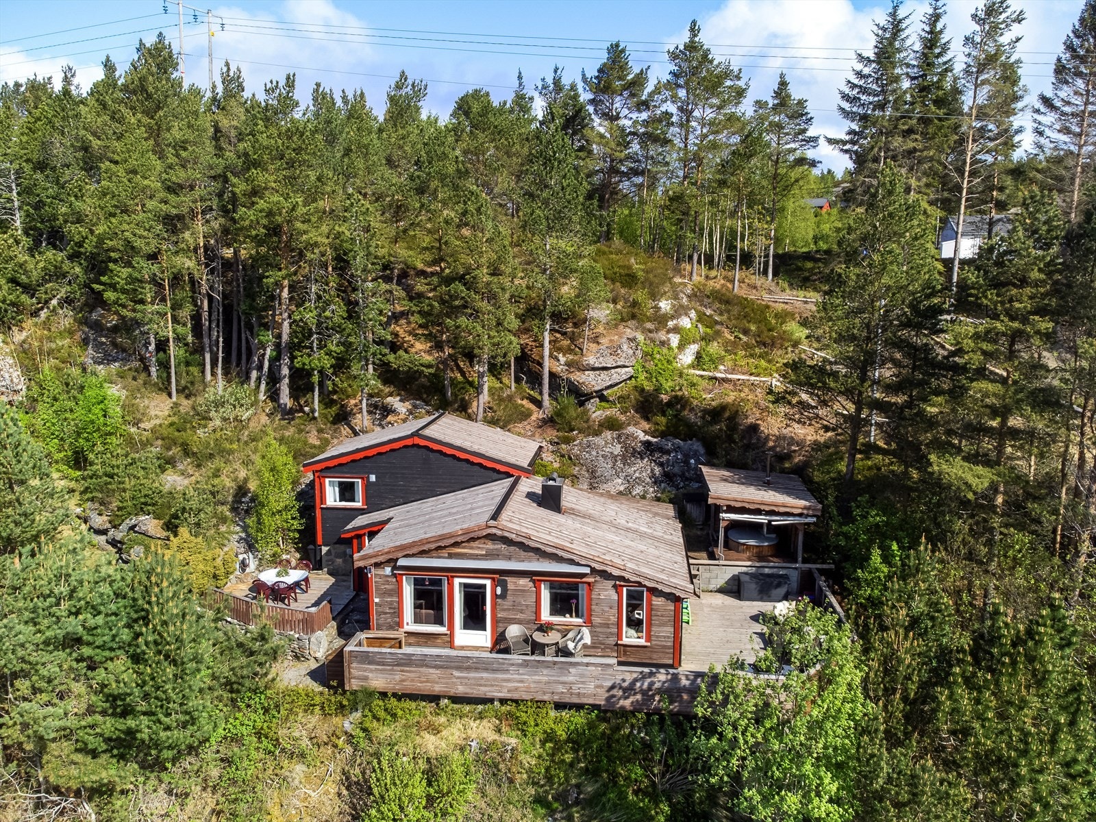 Dronefoto Galleribilde