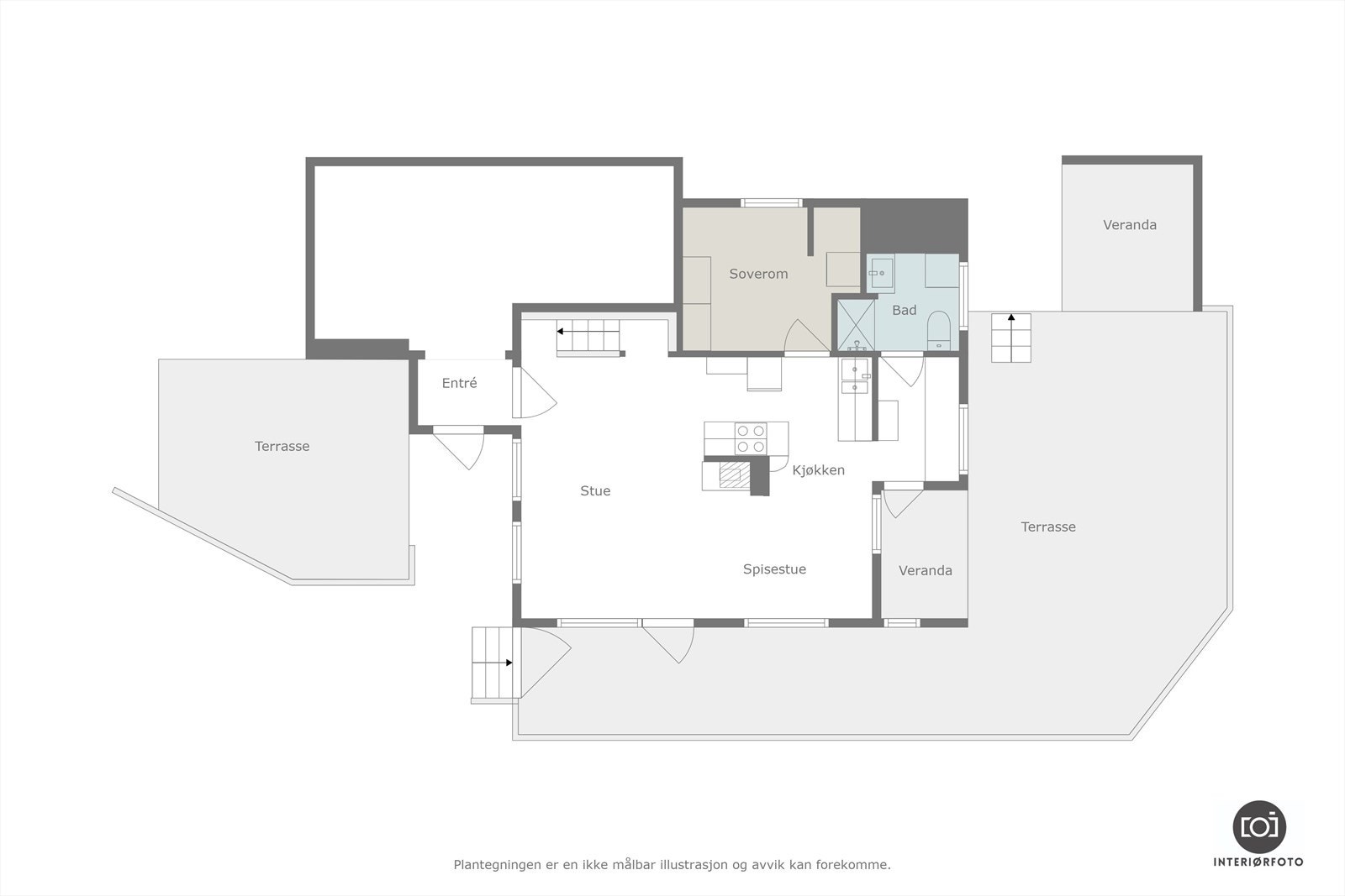 Plantegning Galleribilde