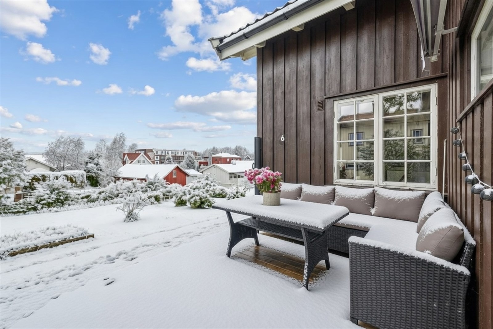 Vinterstemningen i dette bildet er skapt av AI og kan avvike fra virkeligheten. Galleribilde