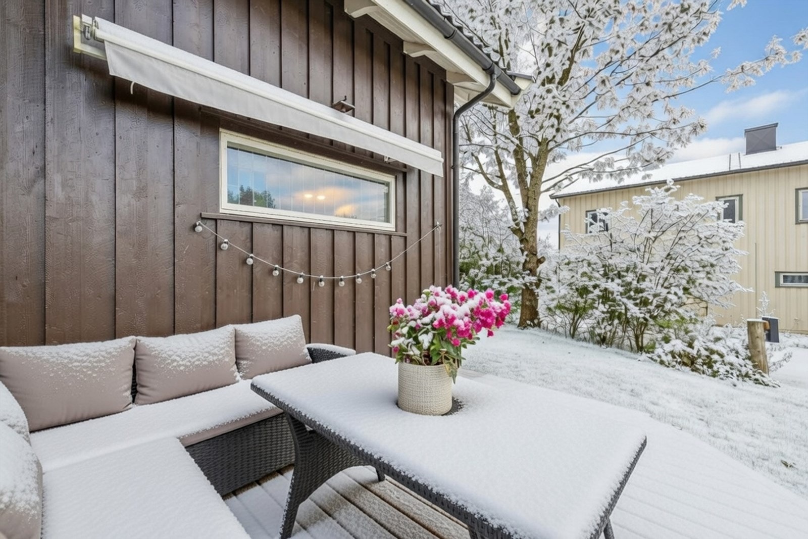 Vinterstemningen i dette bildet er skapt av AI og kan avvike fra virkeligheten. Galleribilde