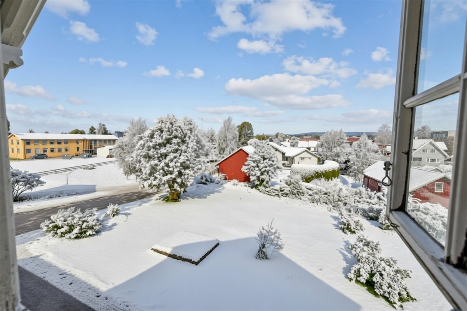 Vinterstemningen i dette bildet er skapt av AI og kan avvike fra virkeligheten. Galleribilde