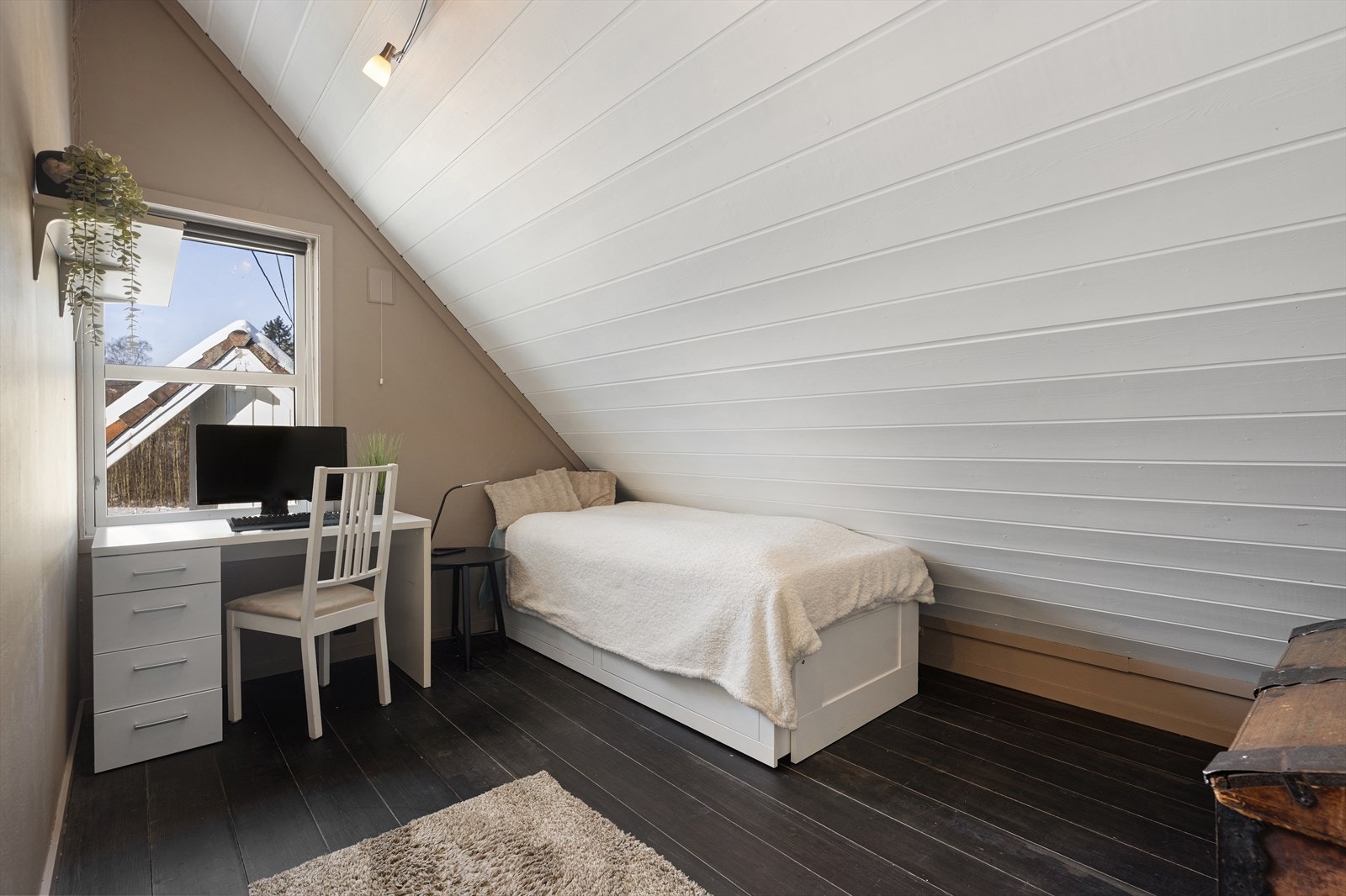 Det tredje soverommet i etasjen er også av fin størrelse. Galleribilde