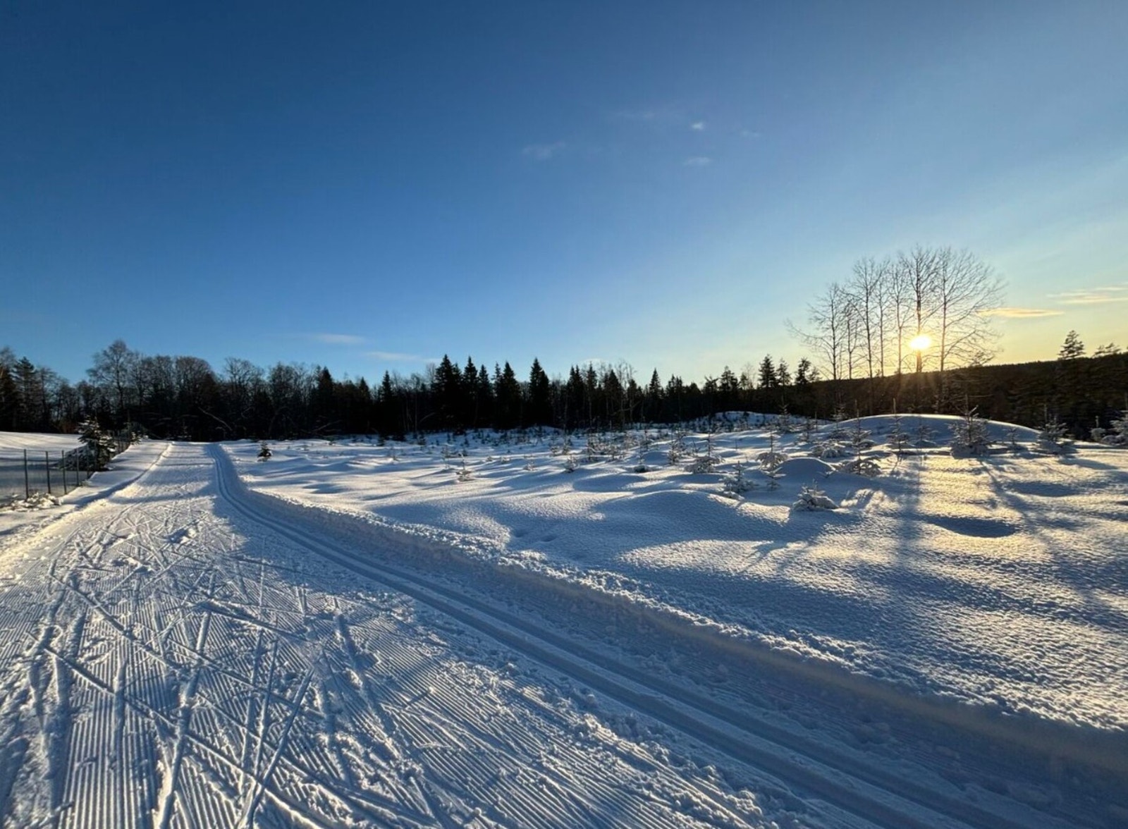 Enkel tilgang til fantastiske langrennsløyper ved Solli/Vestmarka, kort vei fra boligen. Galleribilde