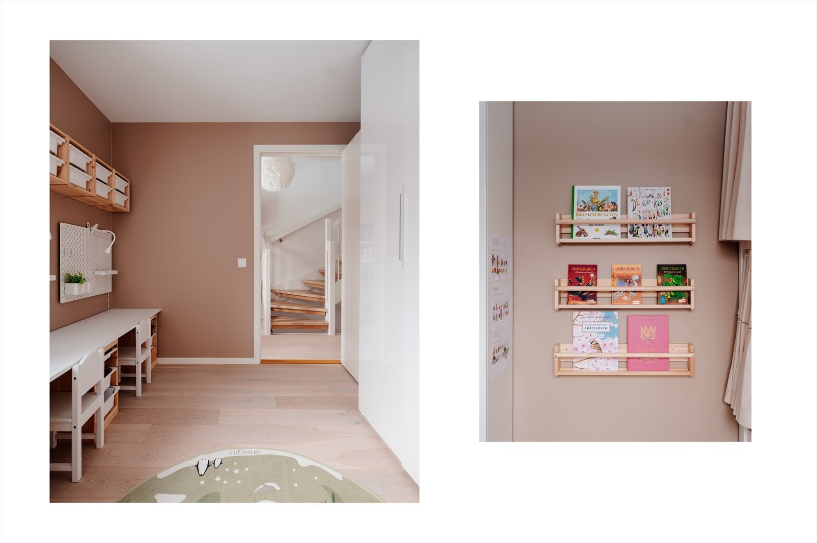 Boligen inneholder tre gode soverom, samlet i 2. etasje sammen med begge badene Galleribilde