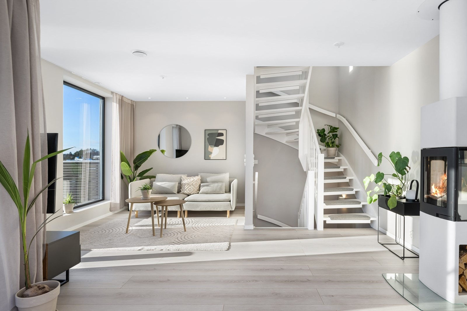 Peisovn gir effektiv oppvarming på kalde dager. Galleribilde