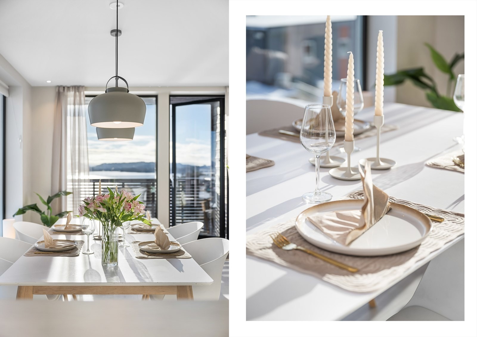 I stuen er det god plass til å lage langbord for hele familien. Galleribilde