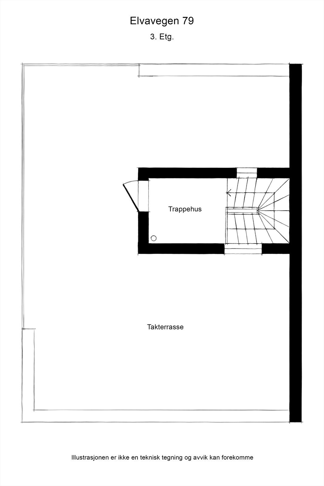Plantegning 3.etasje Galleribilde