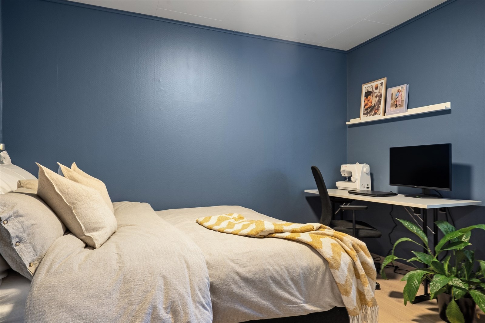 Soverom nr. 3 passer fint som barnerom, gjesterom eller kontor. Galleribilde