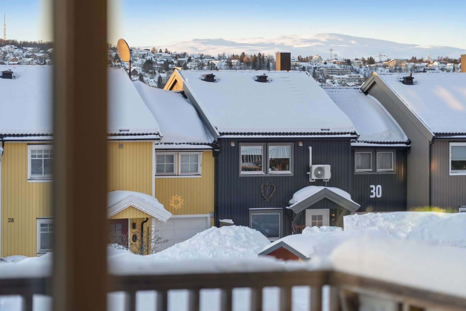 Utsikt fra kjøkkenvindu. Galleribilde