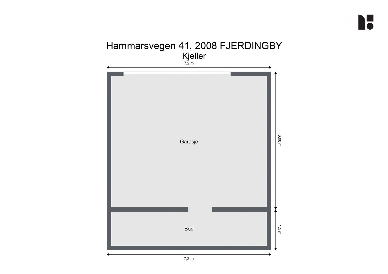 Plantegning - Kjeller Galleribilde
