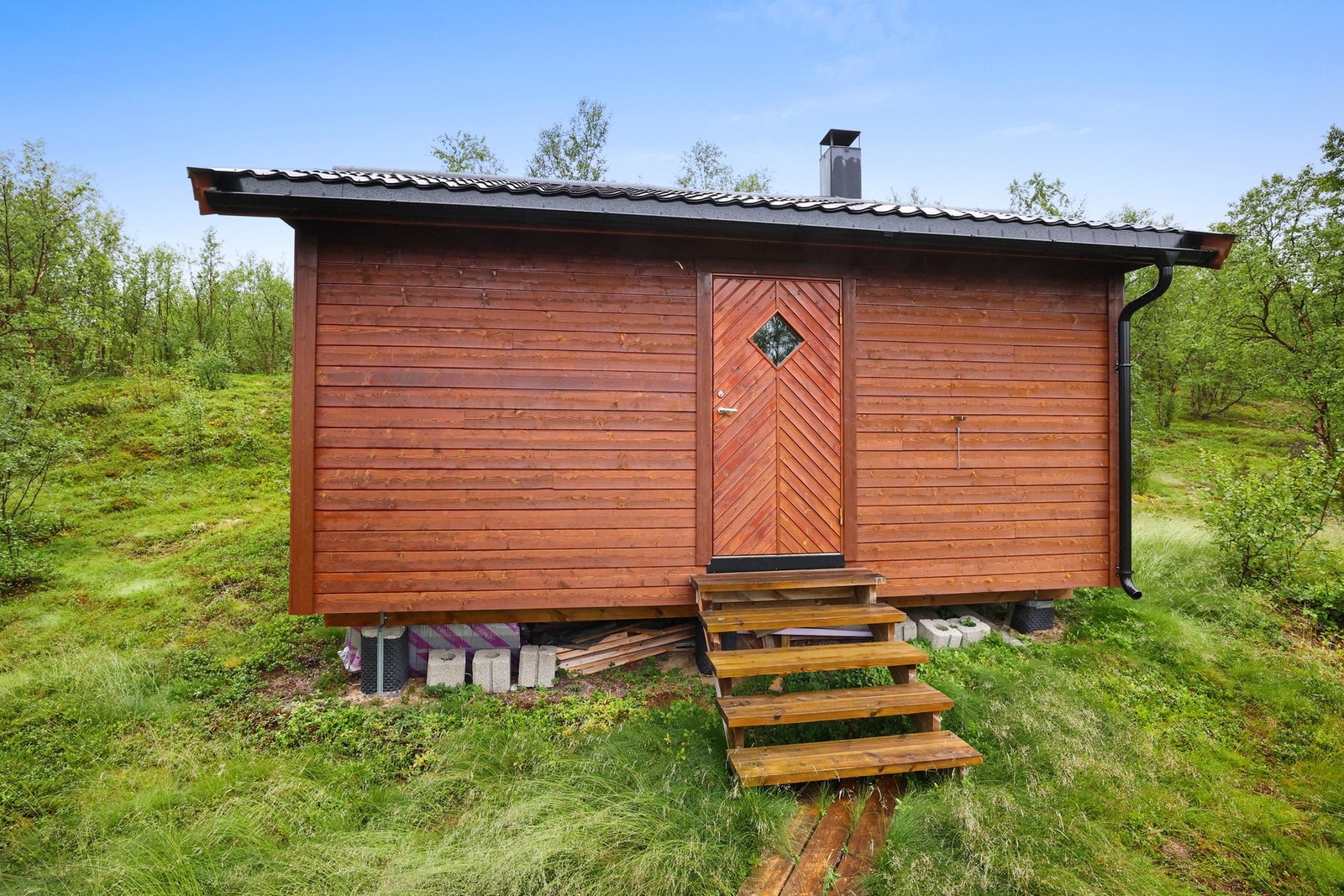 Uthus med bod, badstu og utedo. Galleribilde