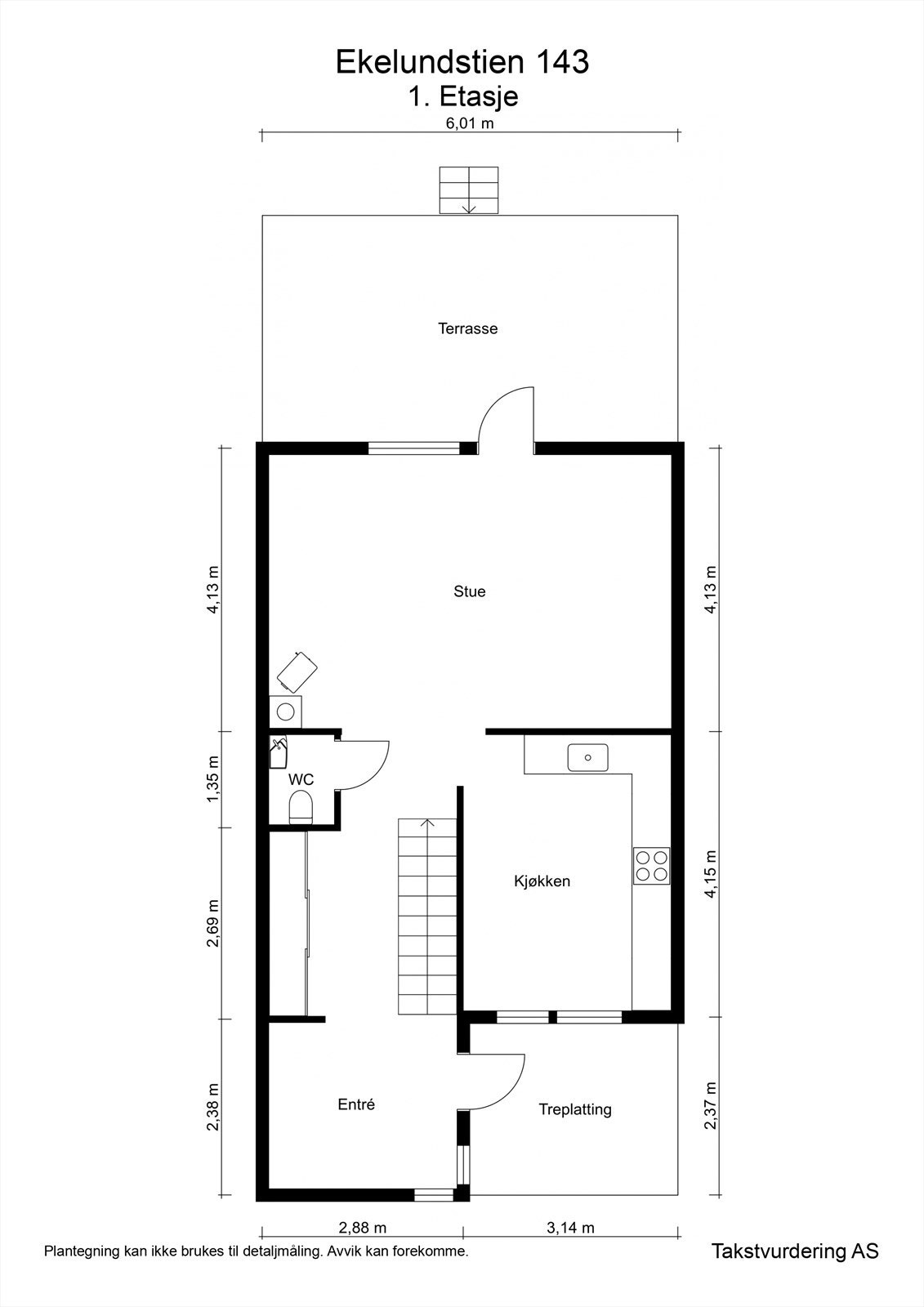 Planskisse 1. Etasje Galleribilde