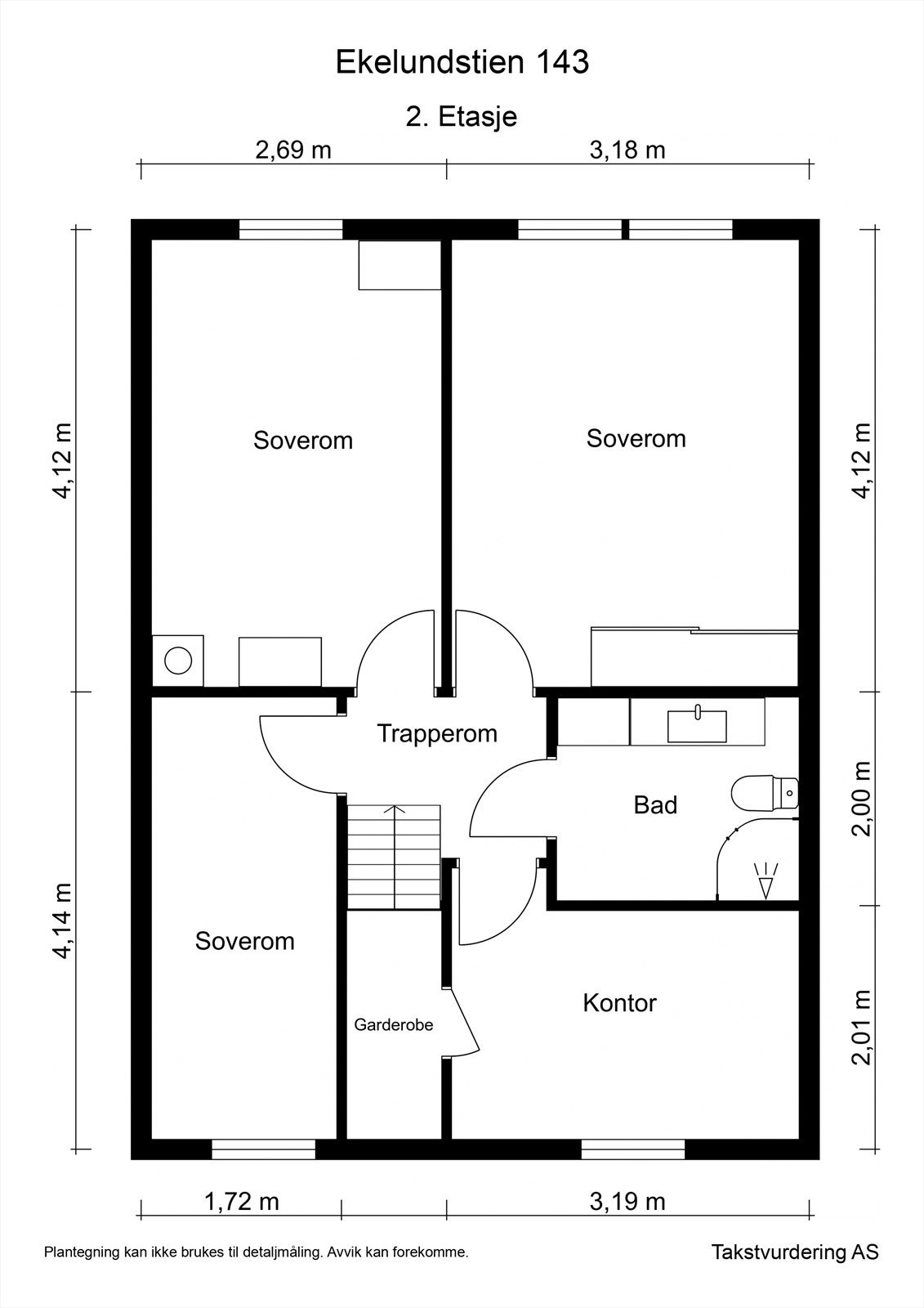 Planskisse 2. Etasje Galleribilde