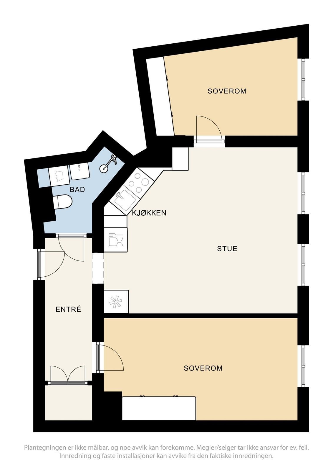 Plantegning Galleribilde