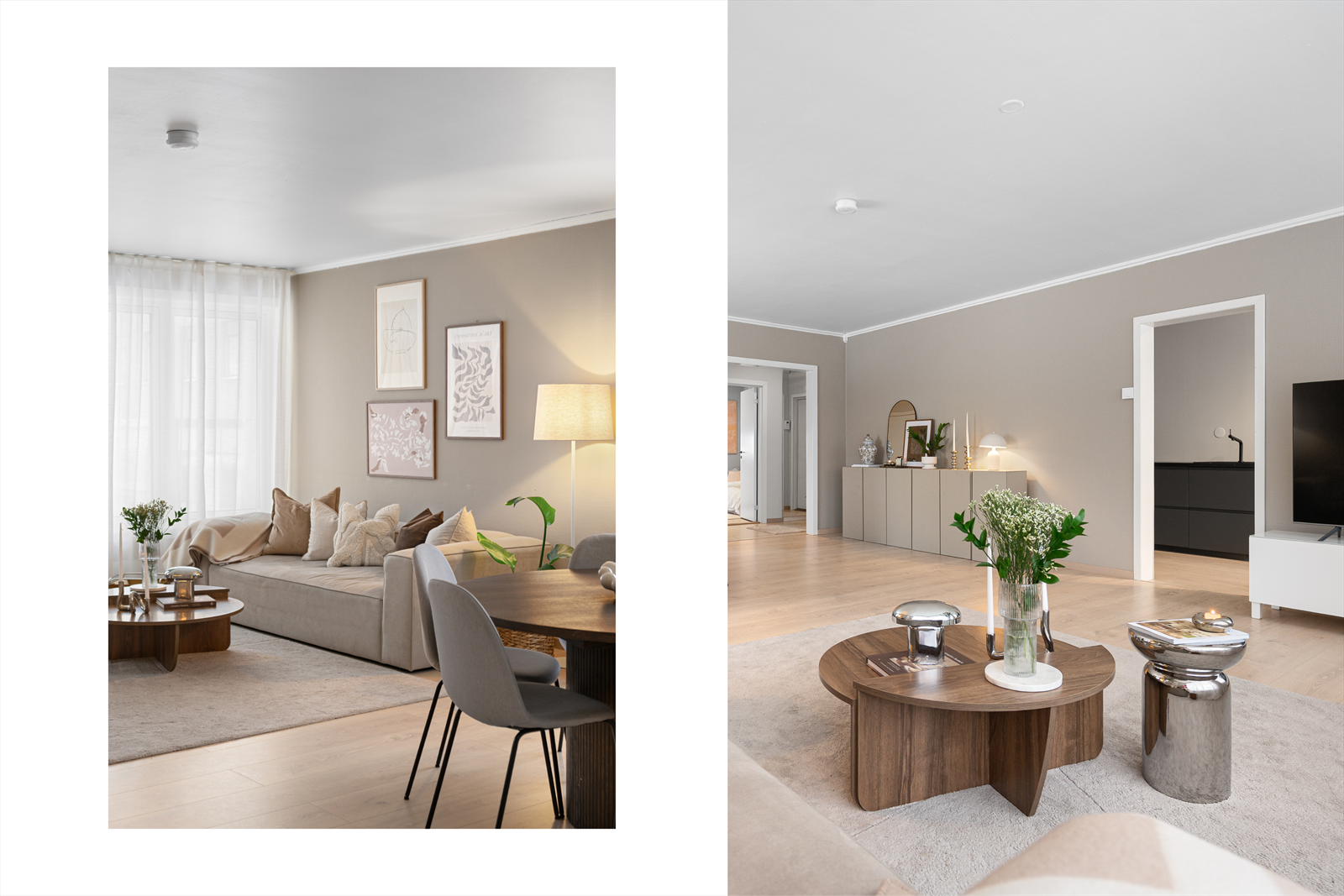 Sjekk denne flotte andelsleiligheten! Sentral beliggenhet, stor stue, kjøkken og 2 soverom Galleribilde