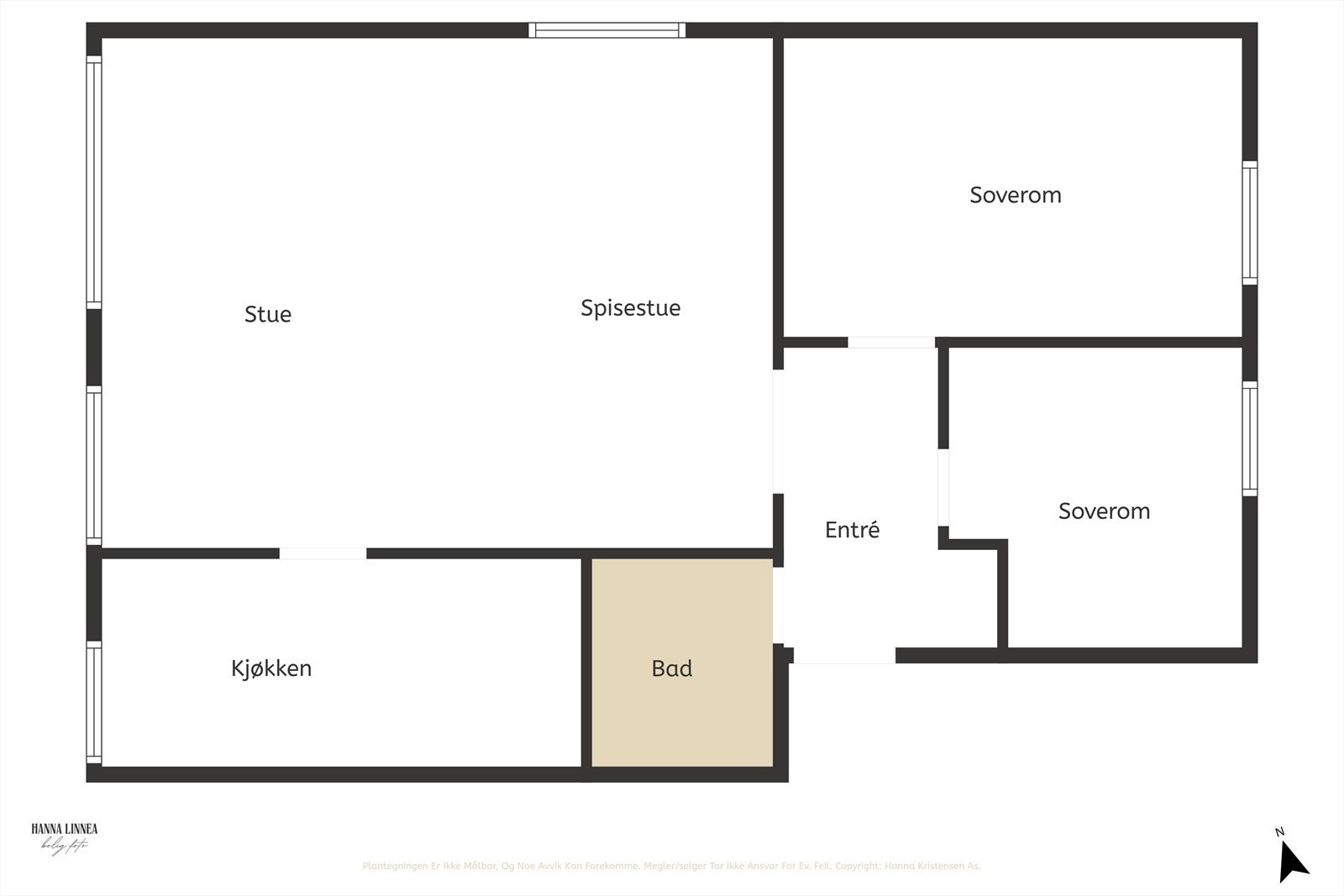 Plantegning Galleribilde