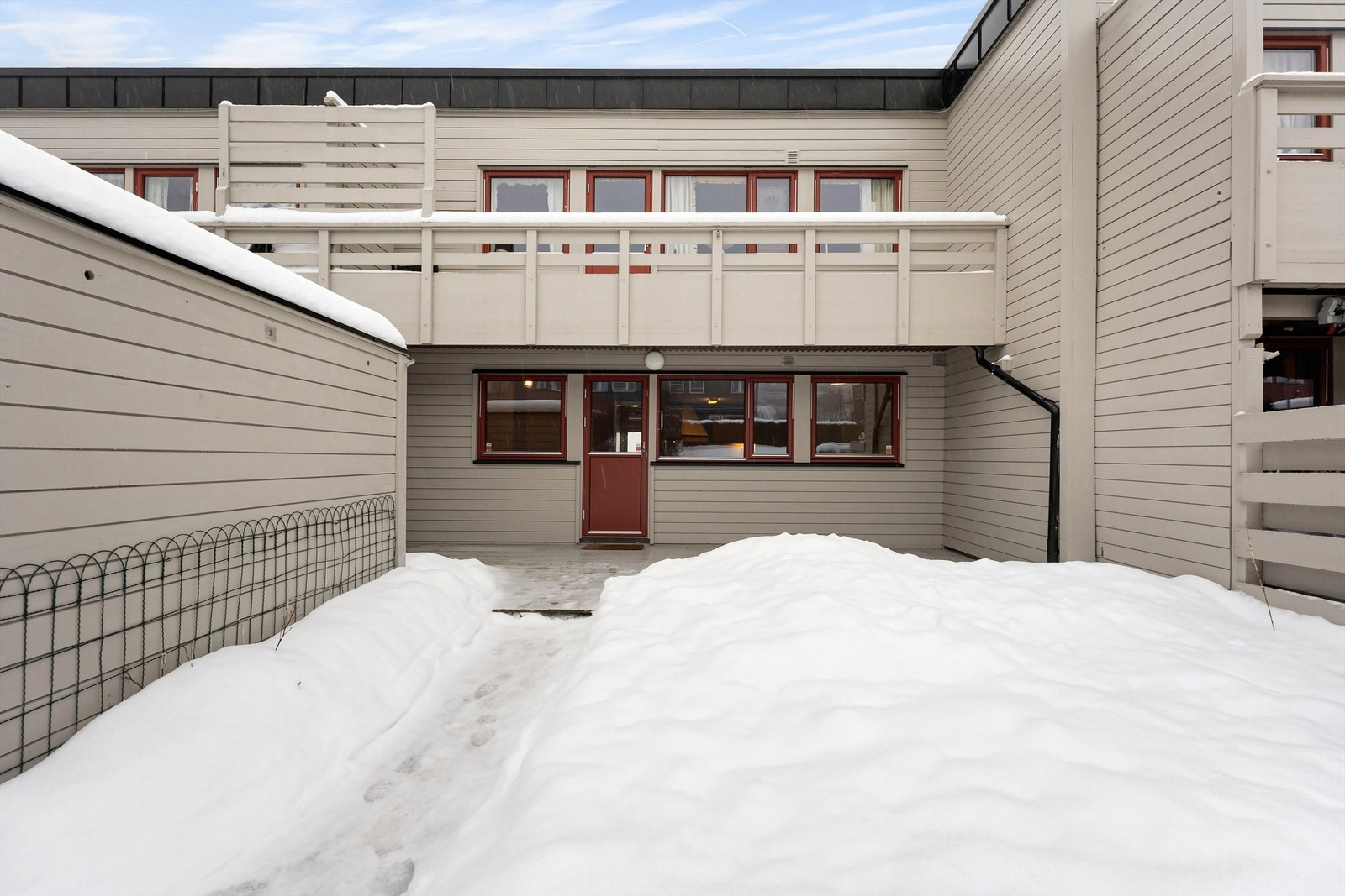 Terrassen er på 22 kvm Galleribilde