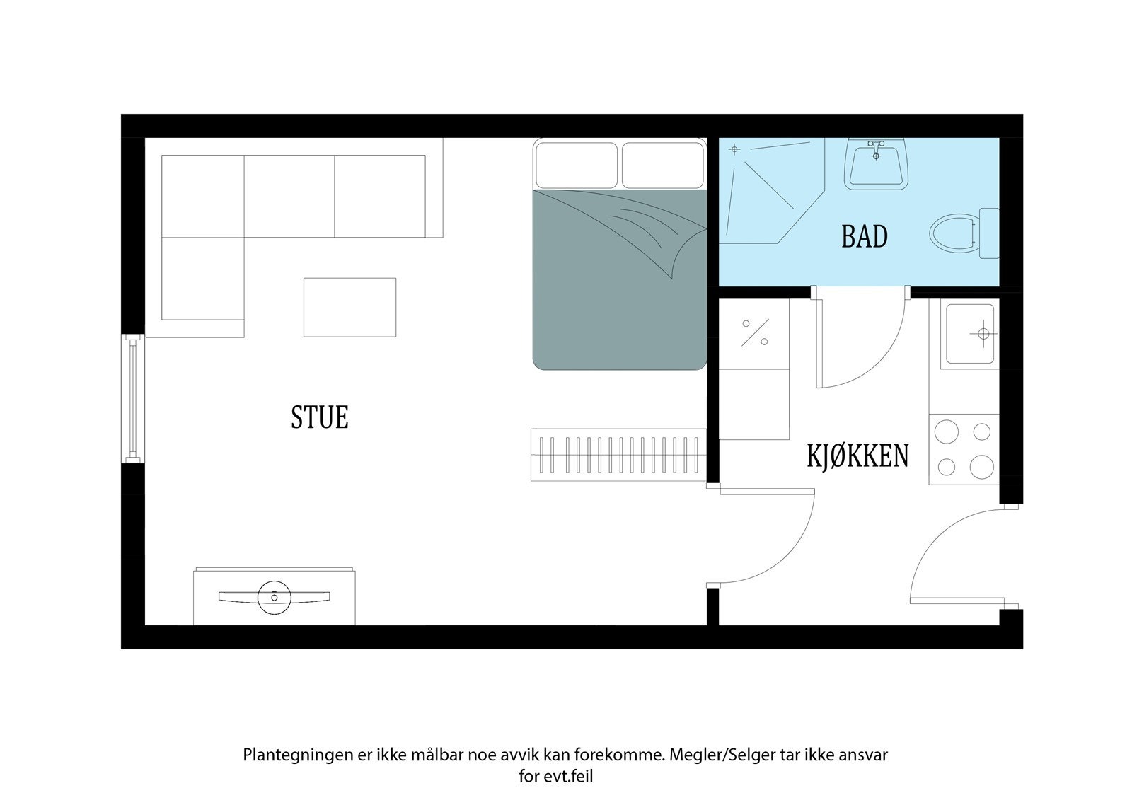 Fullstendig plantegning Galleribilde