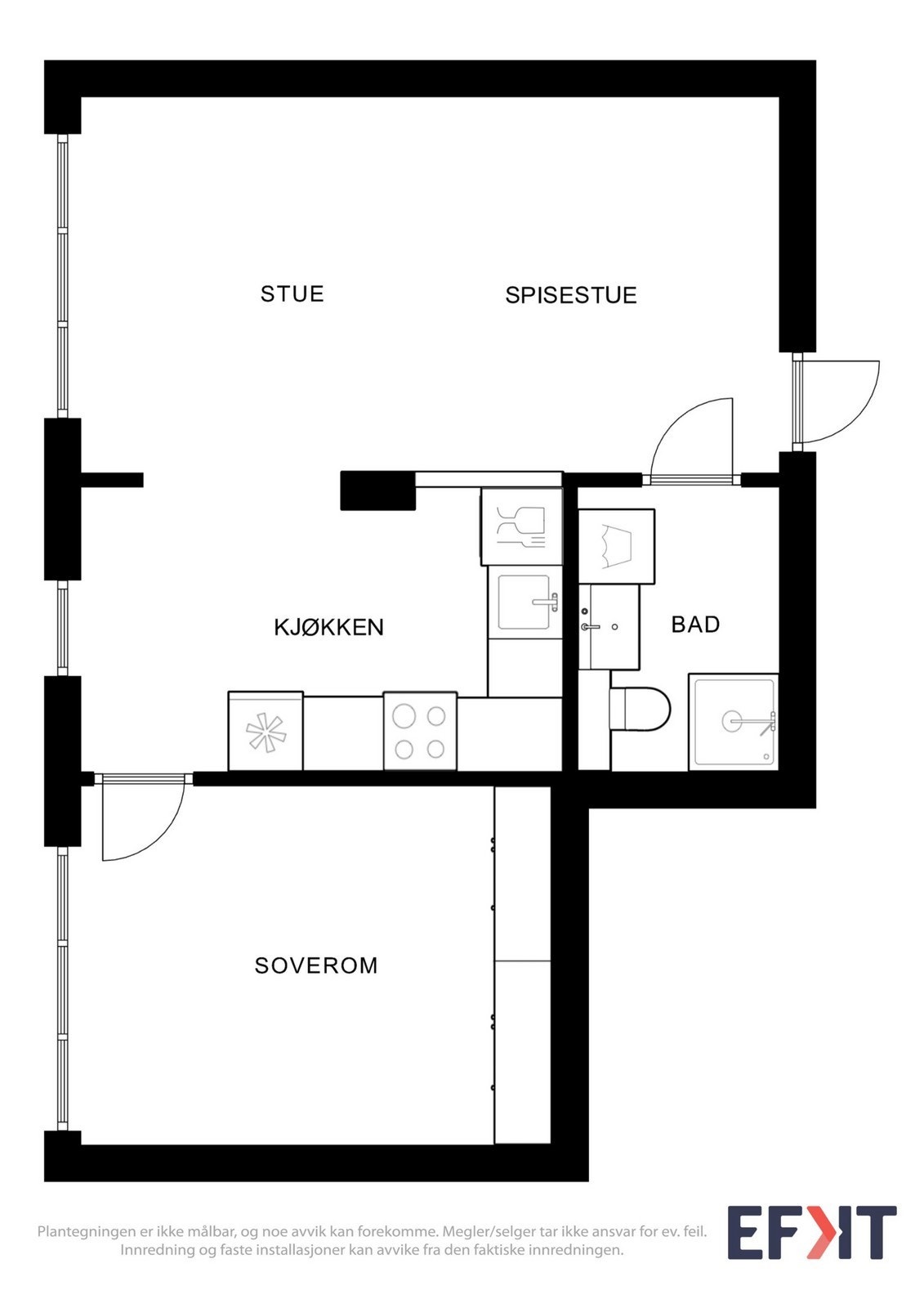 Plantegning Galleribilde