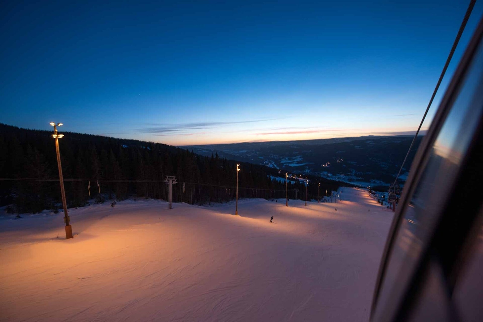 Det tilbys også kveldskjøring i deler av alpinanlegget Galleribilde