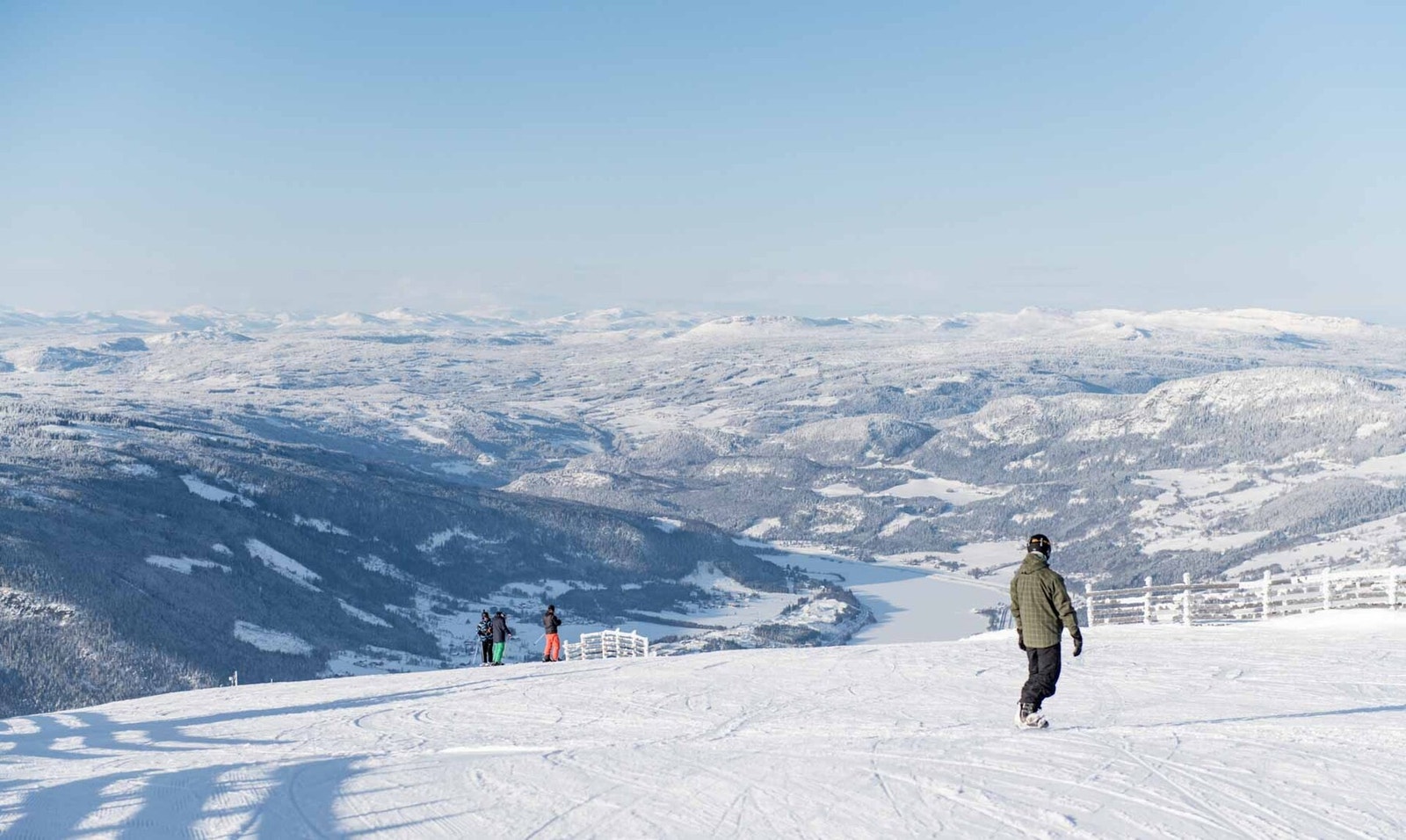 Fra alpinbakken i Hafjell Galleribilde