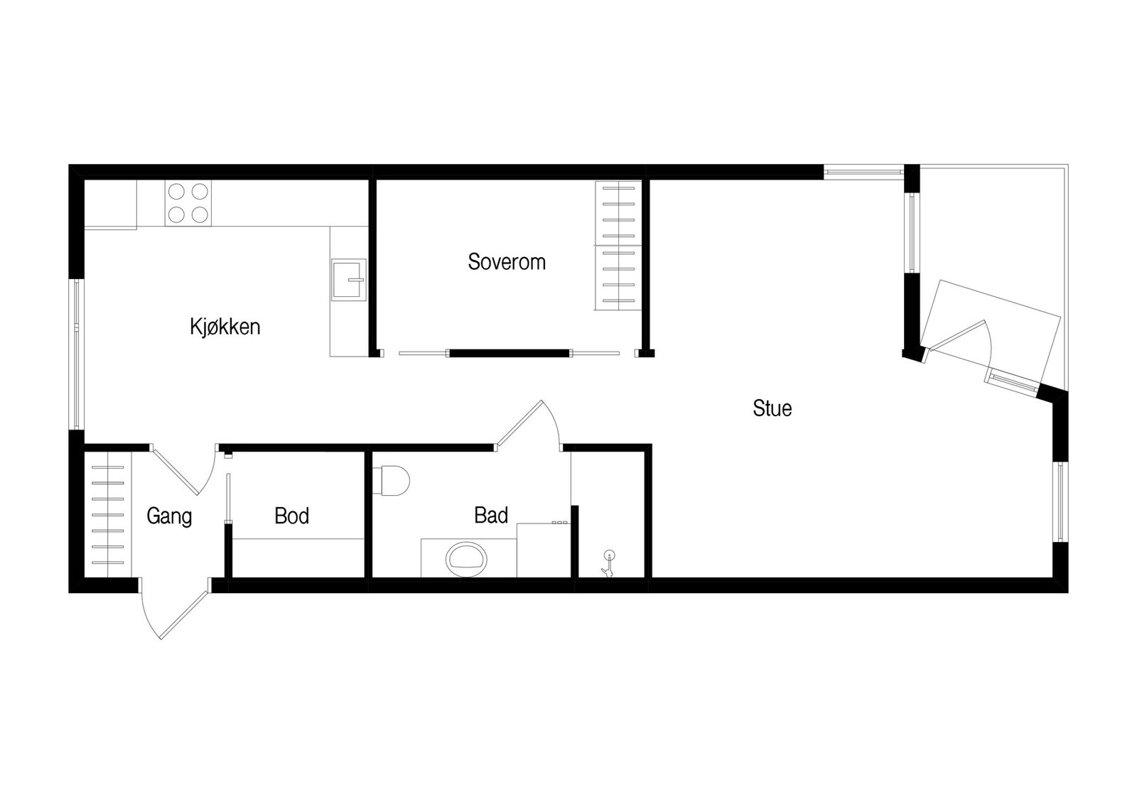 Plantegning. Galleribilde