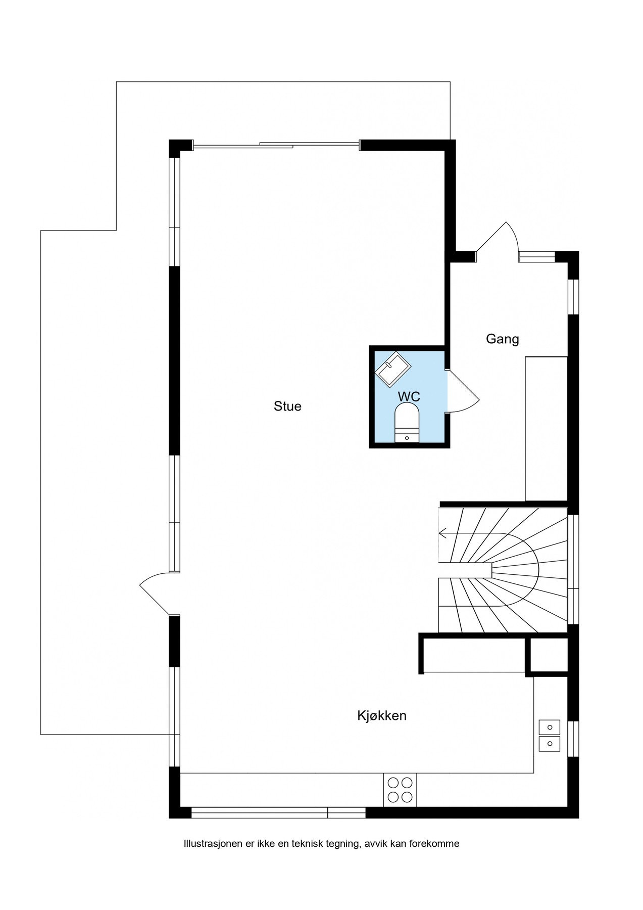 Plantegning - 2.Etasje Galleribilde
