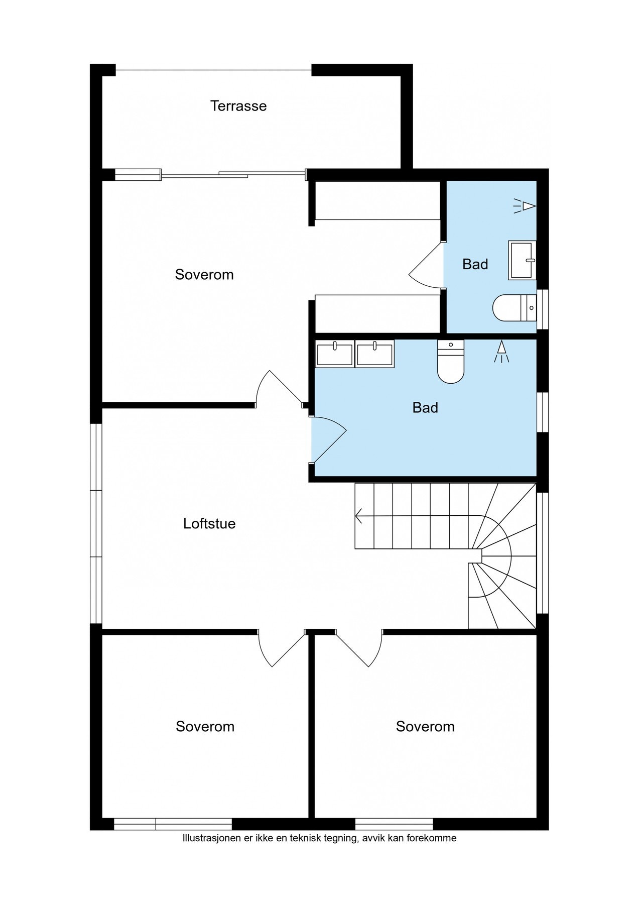 Plantegning - 3.Etasje Galleribilde