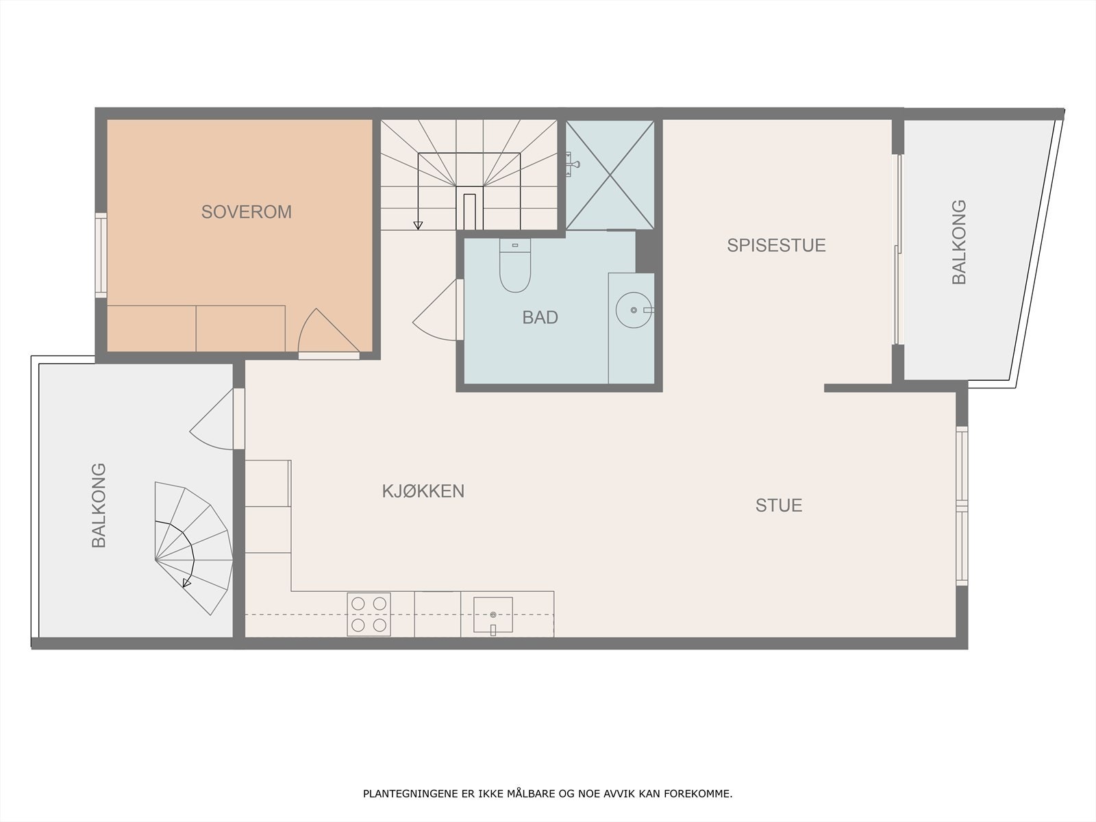 Plantegning 2. etg. Galleribilde