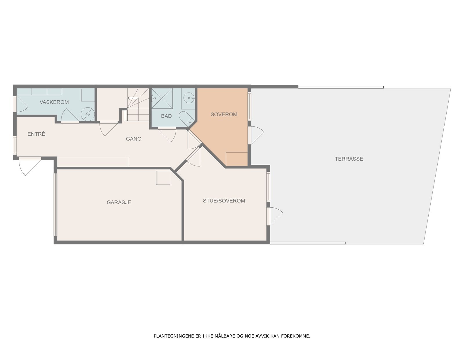 Plantegning 1. etg. Galleribilde