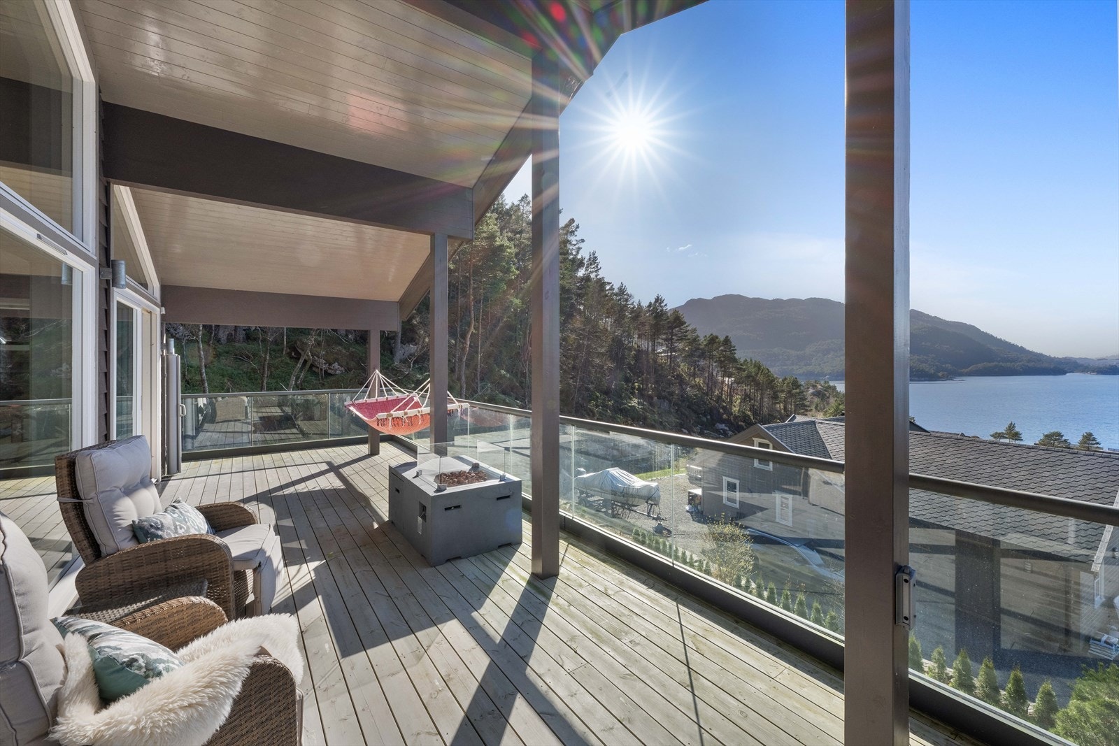 Terrasse på 70 kvm. Galleribilde